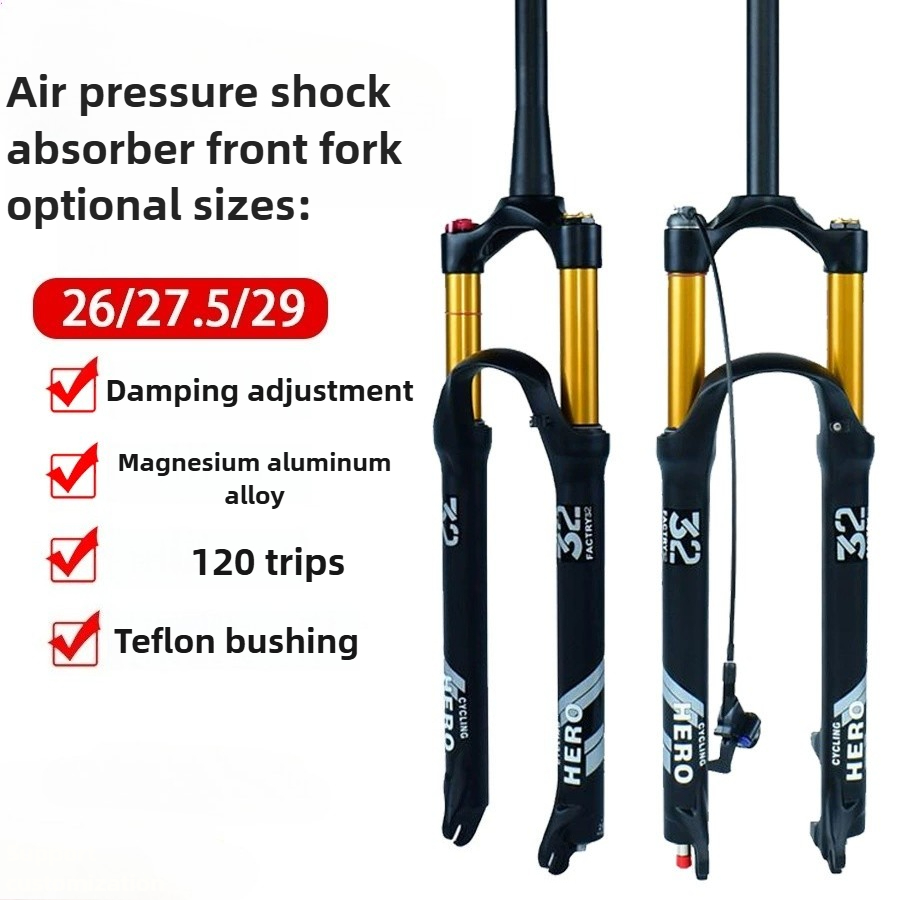Mountain Biking Jumps - MTB Forks, Bike Suspension Air Fork