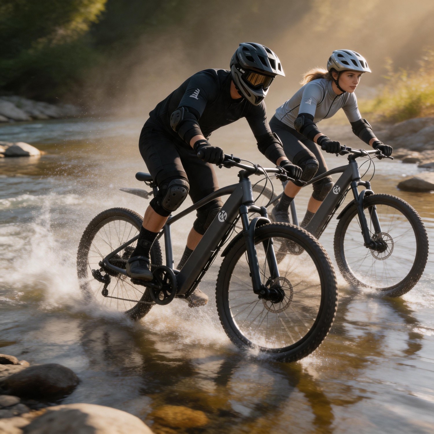 Mountain Biking Gifts - Electric Mountain Bike, 500W Motor, Full