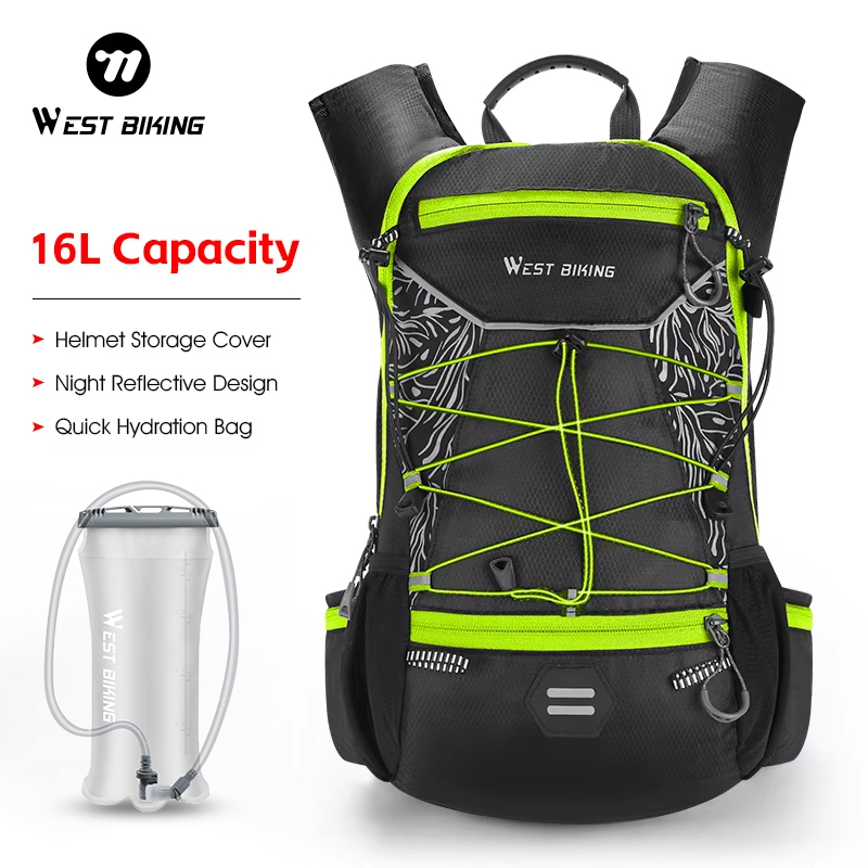 WEST BIKING Bicycle Bag Bike M - Mountain Biking Rucksack recension och pris
