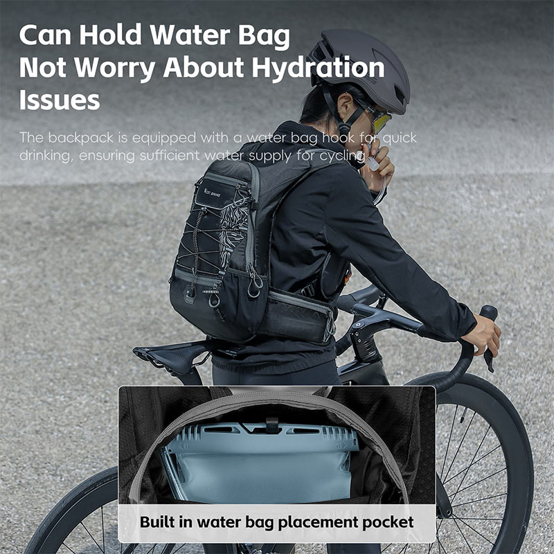 WEST BIKING Bicycle Bag Bike M - Mountain Biking Rucksack recension och pris