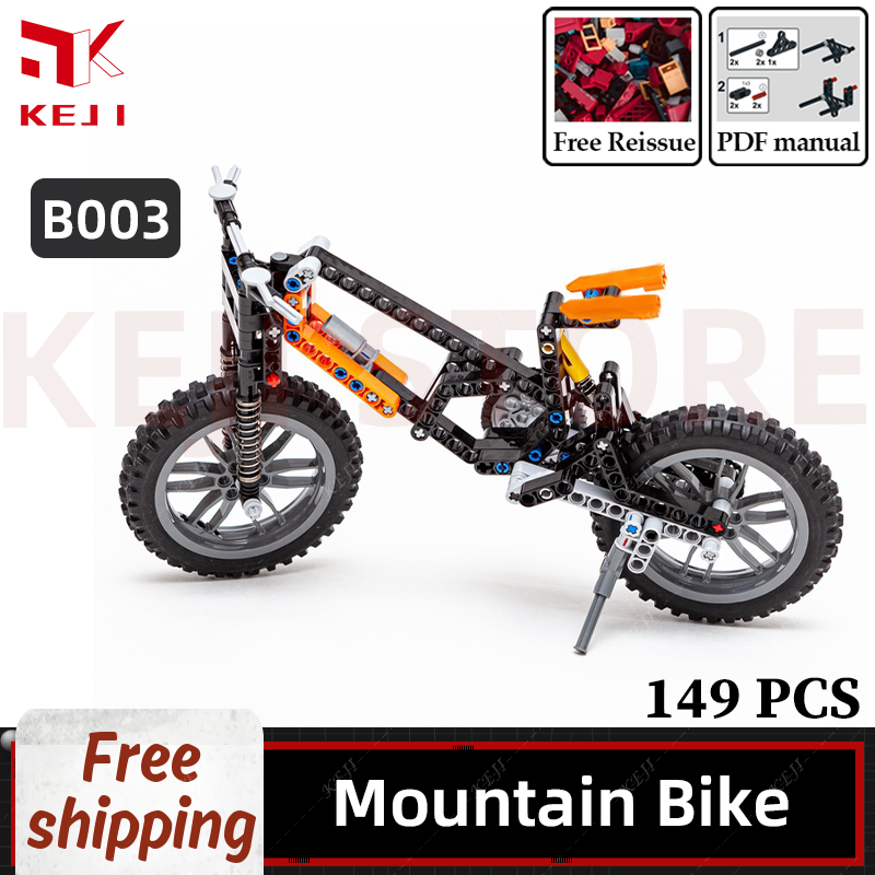 KEJI MOC Downhill Mountain Bik - Mountain Biking Jumps recension och pris