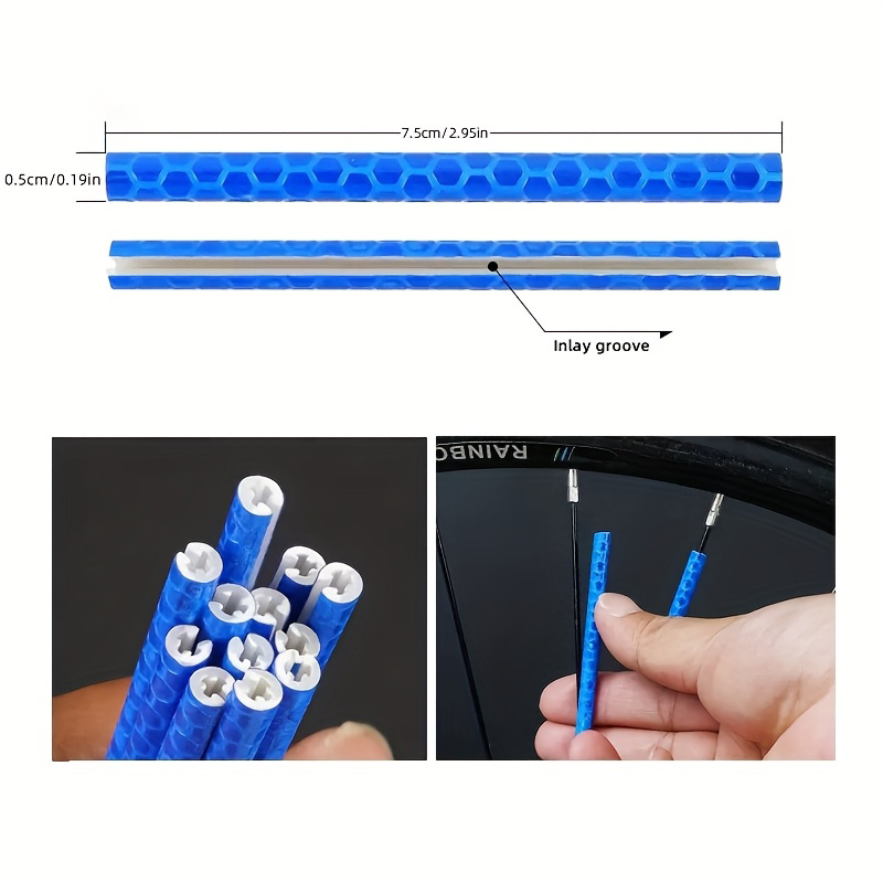 12Pcs Colorful Bicycle Spoke R - Mountain Biking Kids recension och pris