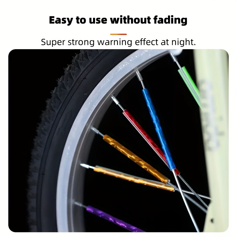 12Pcs Colorful Bicycle Spoke R - Mountain Biking Kids recension och pris