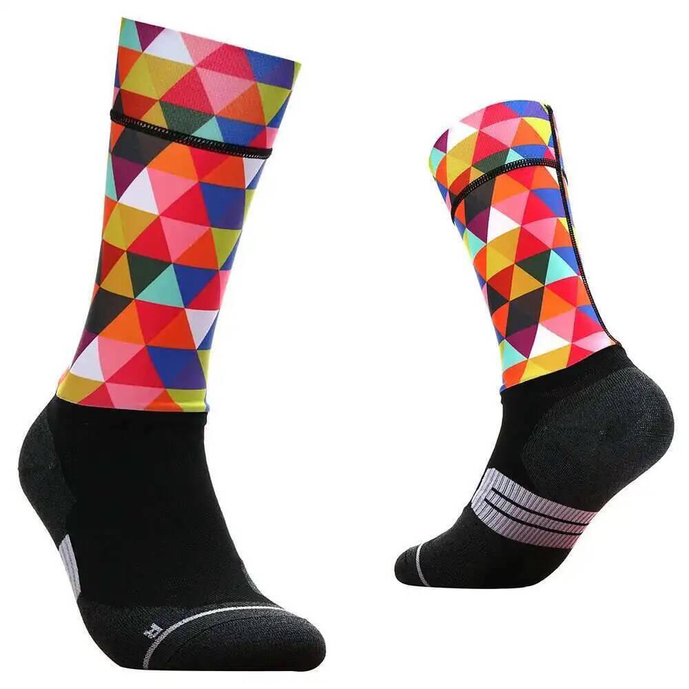 Vibrant Geometric Cycling Sock - Mountain Biking Socks recension och pris