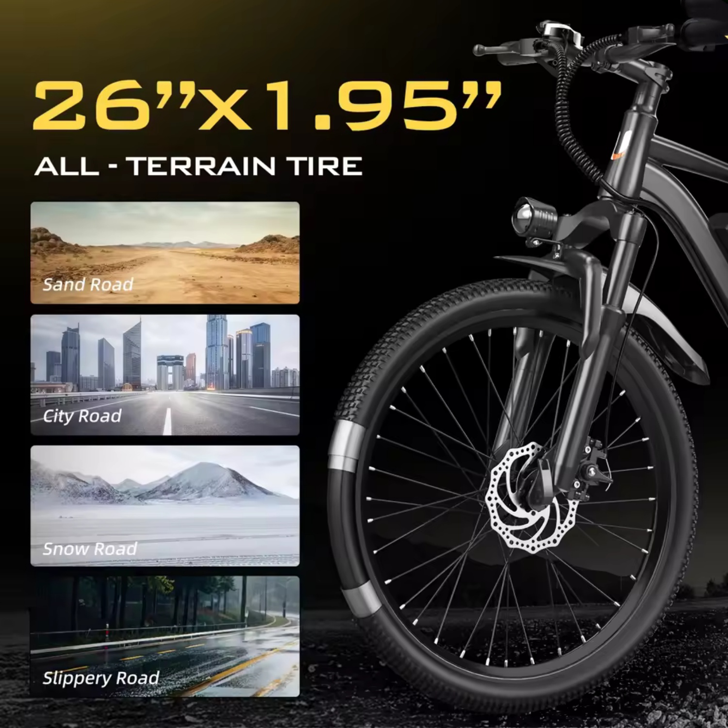 Electric Mountain Bike, 500W M - Mountain Biking Gifts recension och pris