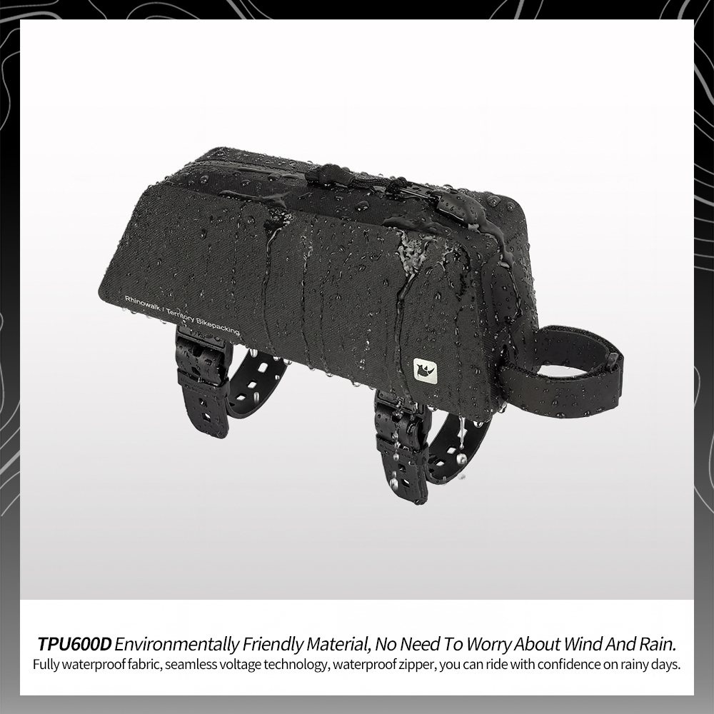 Rhinowalk Bike Top Tube Bag 1L - Mountain Biking Rucksack recension och pris