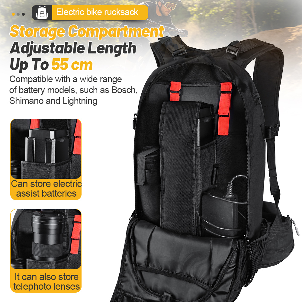 Bike Backpack E-Bike Battery B - Mountain Biking Rucksack recension och pris