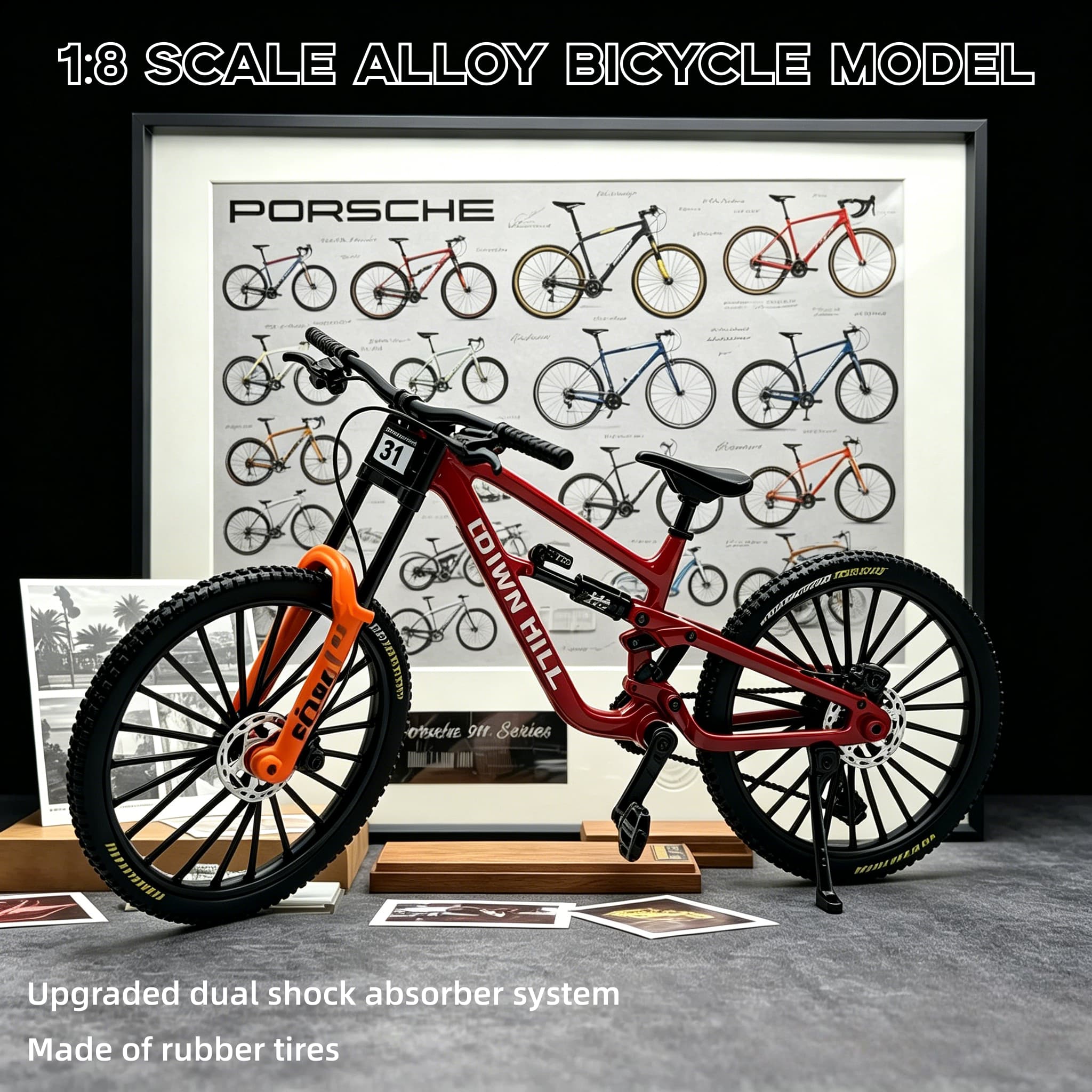 1:8Scale Alloy Downhill Mounta - Mountain Biking Jumps recension och pris