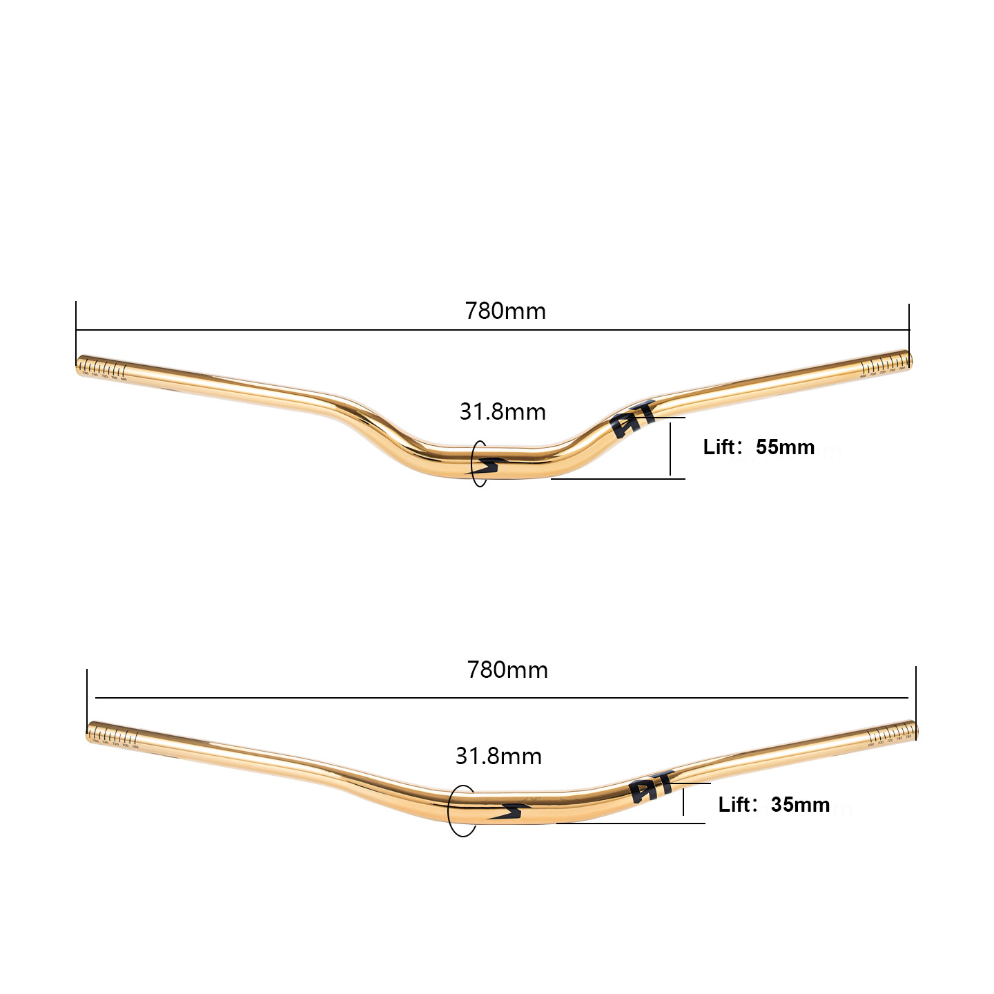 Aluminum Alloy Bicycle Handleb - Mountain Biking Jumps recension och pris
