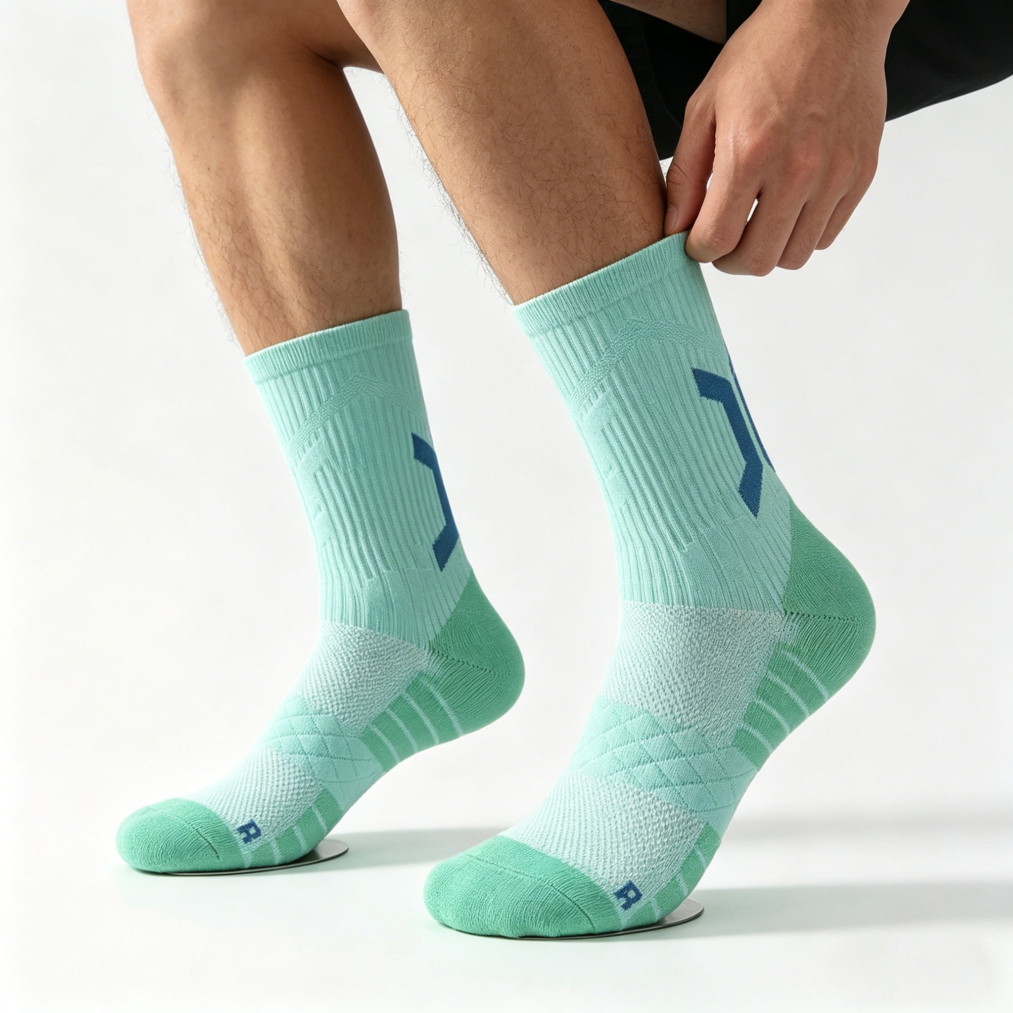 Men's Thick Cushioned Basketba - Mountain Biking Socks recension och pris