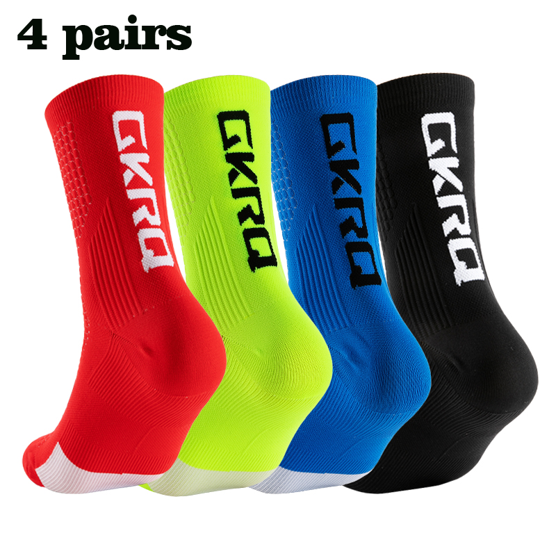 GKRQ 4pairs 2025 New Cycling S - Mountain Biking Socks recension och pris